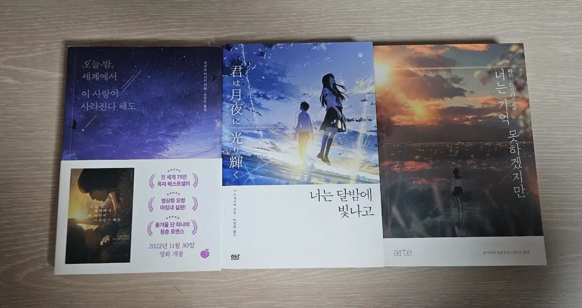 일본 소설 >>오늘밤 세계에서 이 사랑이 사라진다 해도<<