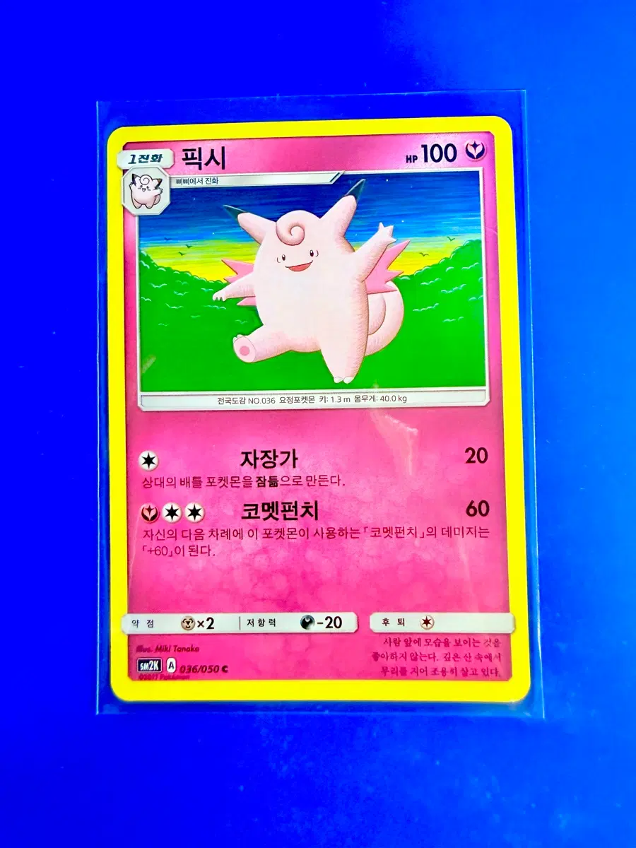 포켓몬카드 2017년 고대카드 픽시 카드