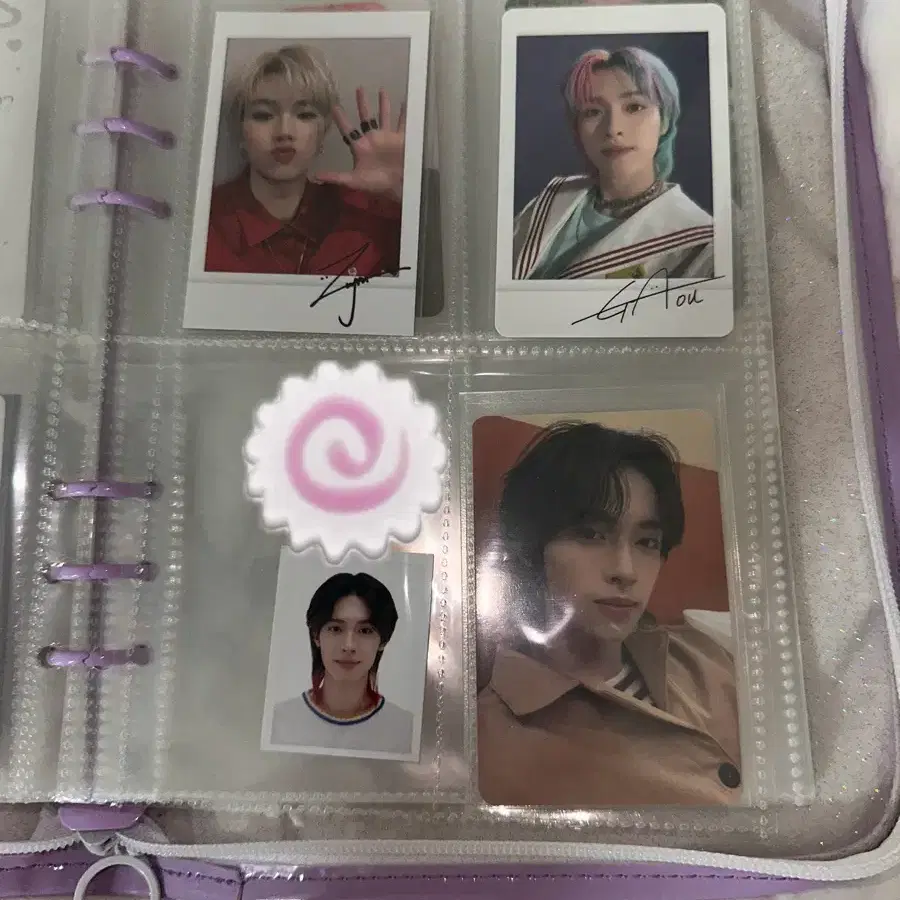 일괄) 엑스디너리히어로즈 엑디즈 가온 정수 포카 증사