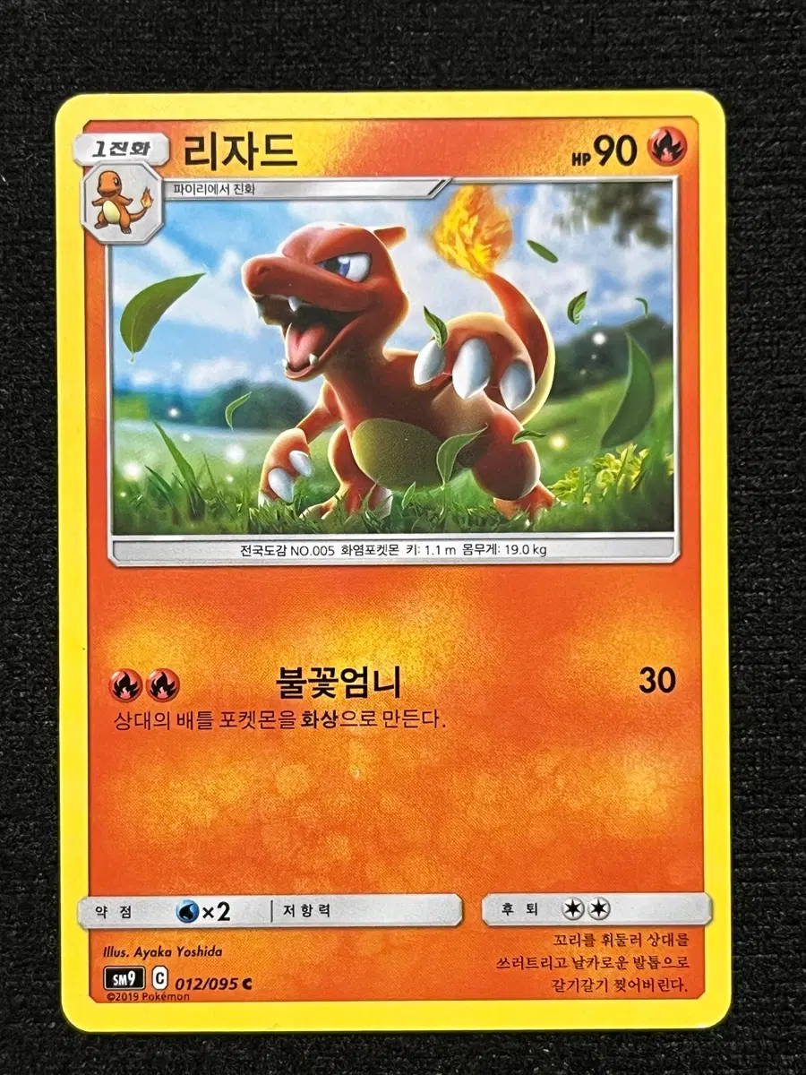포켓몬카드 리자드 (sm9)-2019-