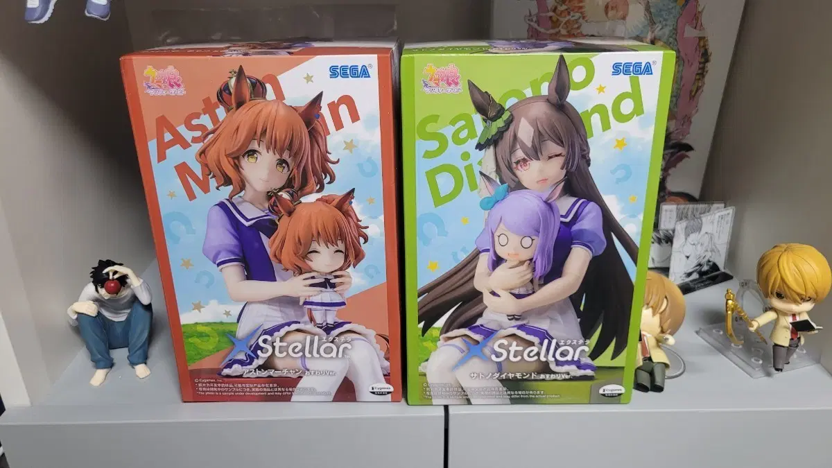 [미개봉/SEGA 정품] 우마무스메 애스턴 마짱 + 사토노 다이아몬드 피규어 2종