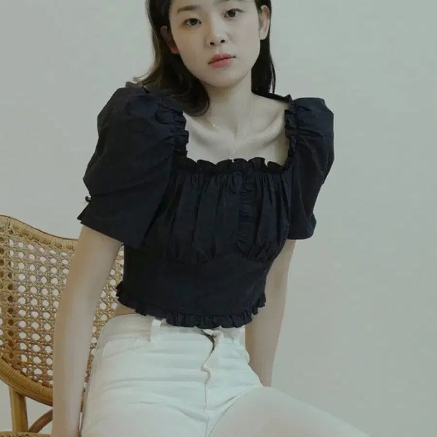 플로움 치치 블라우스 블랙