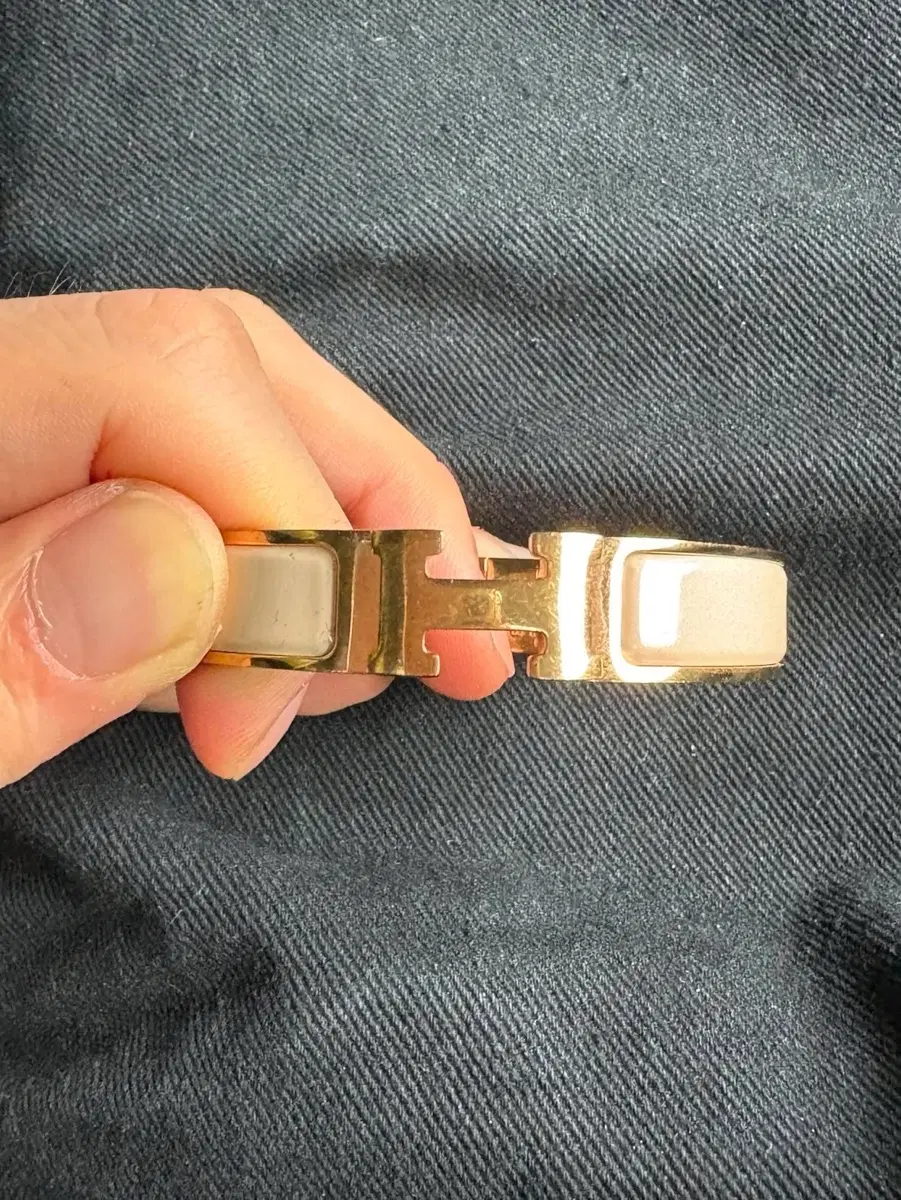 에르메스 클릭아슈 여성 팔찌 로즈골드 PM