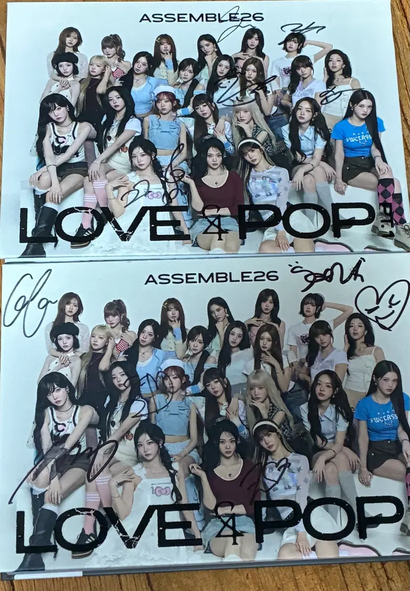 트리플에스 러브앤팝 사인앨범