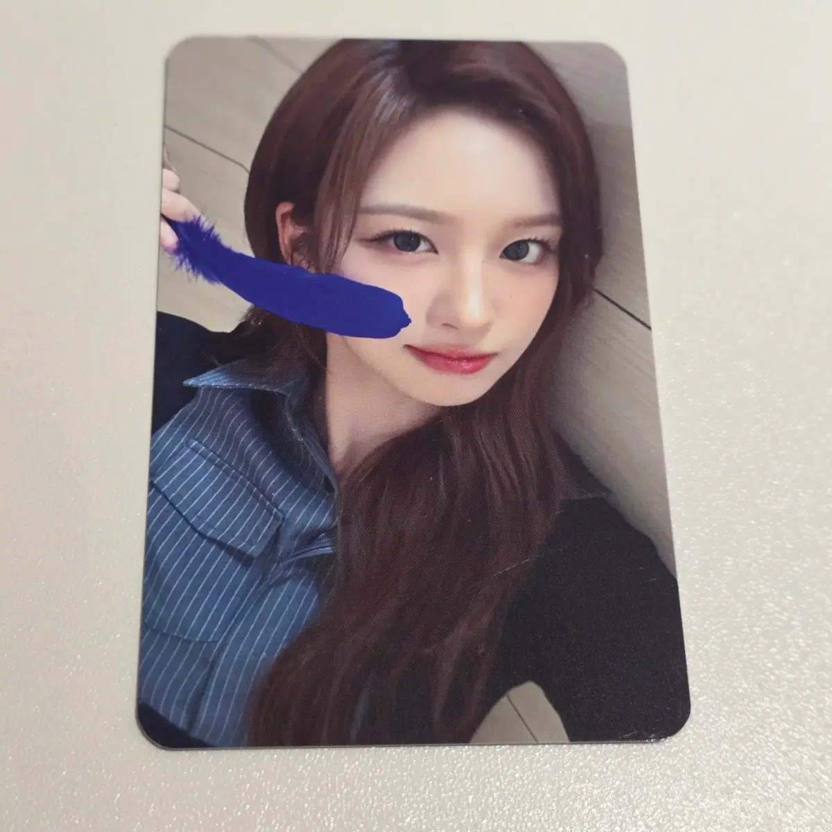 NMIXX Seolyoon Blue Valentine makestar Blue Feather