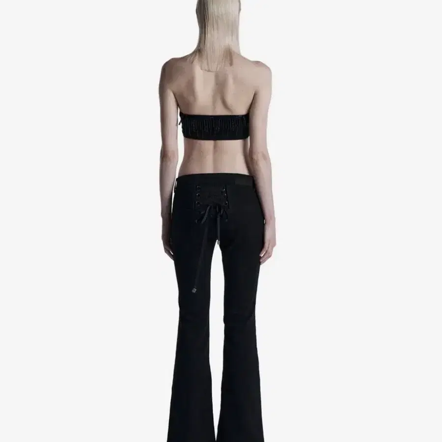 오도어 Letto raw pants 블랙