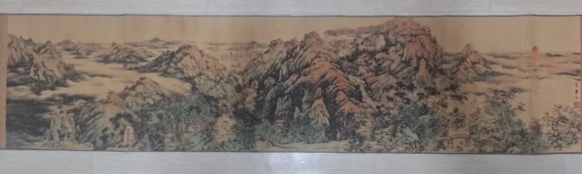 중국 고사인물 산수화그림(위)