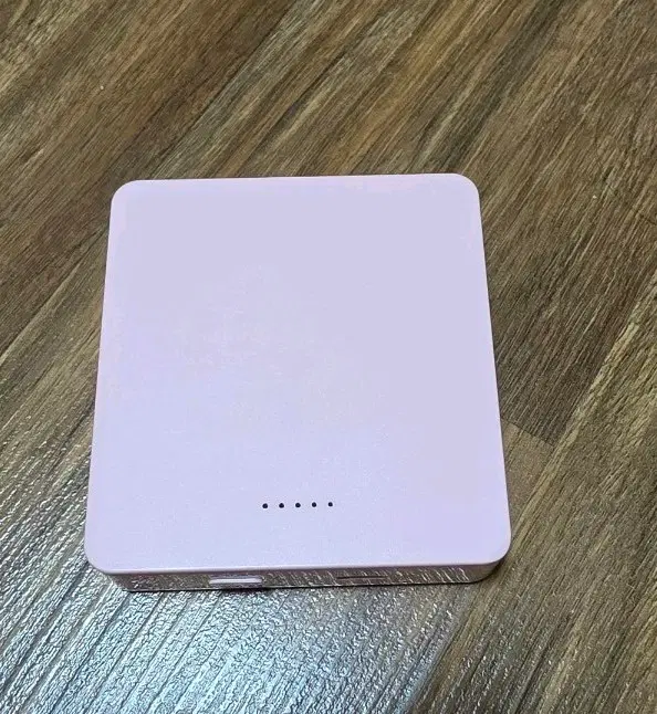초소형 무선 맥세이프 보조배터리 5000mAh - 핑크