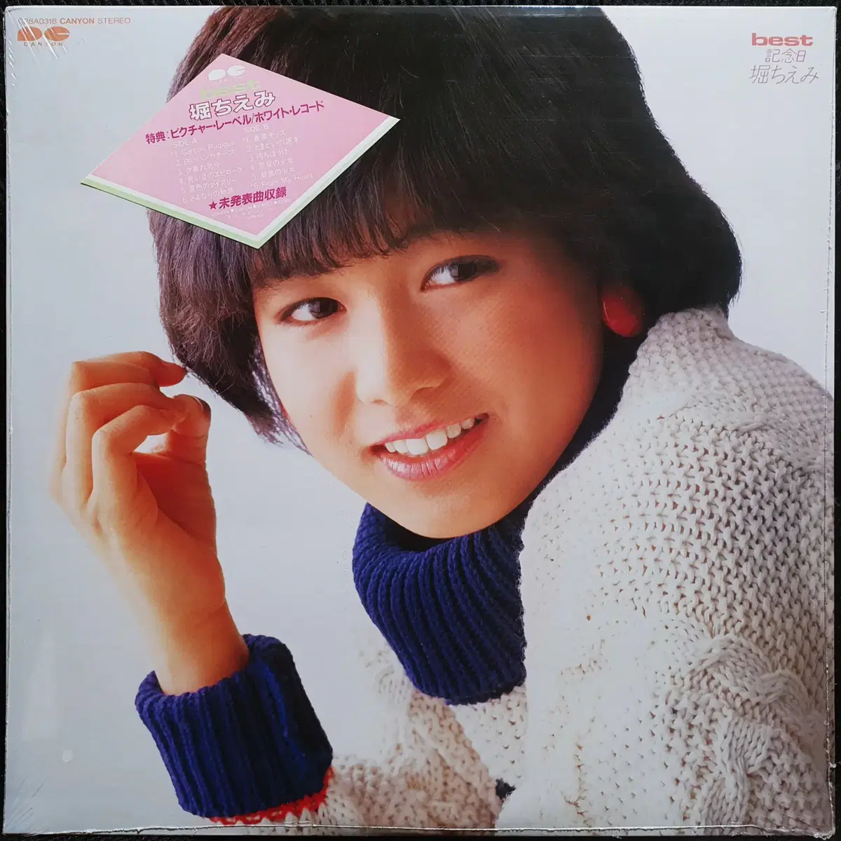 호리 치에미 best 기념일 LP 미개봉 신품