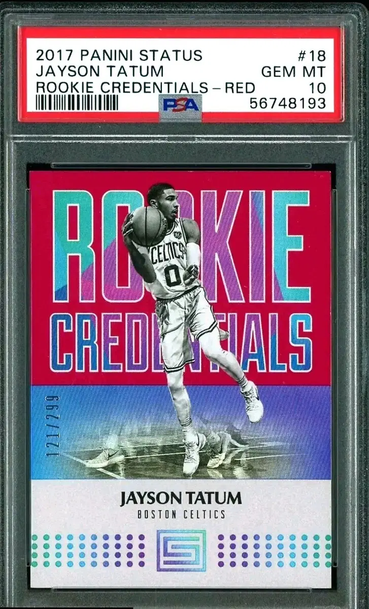 제이슨 테이텀 루키 한정 PSA10