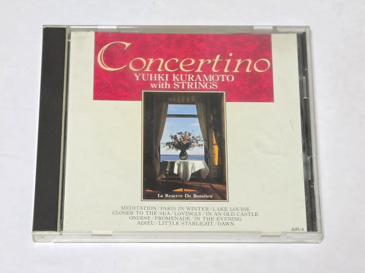 유키 구라모토 - Concertino (1994년 일본 초판 CD / AIR-4)