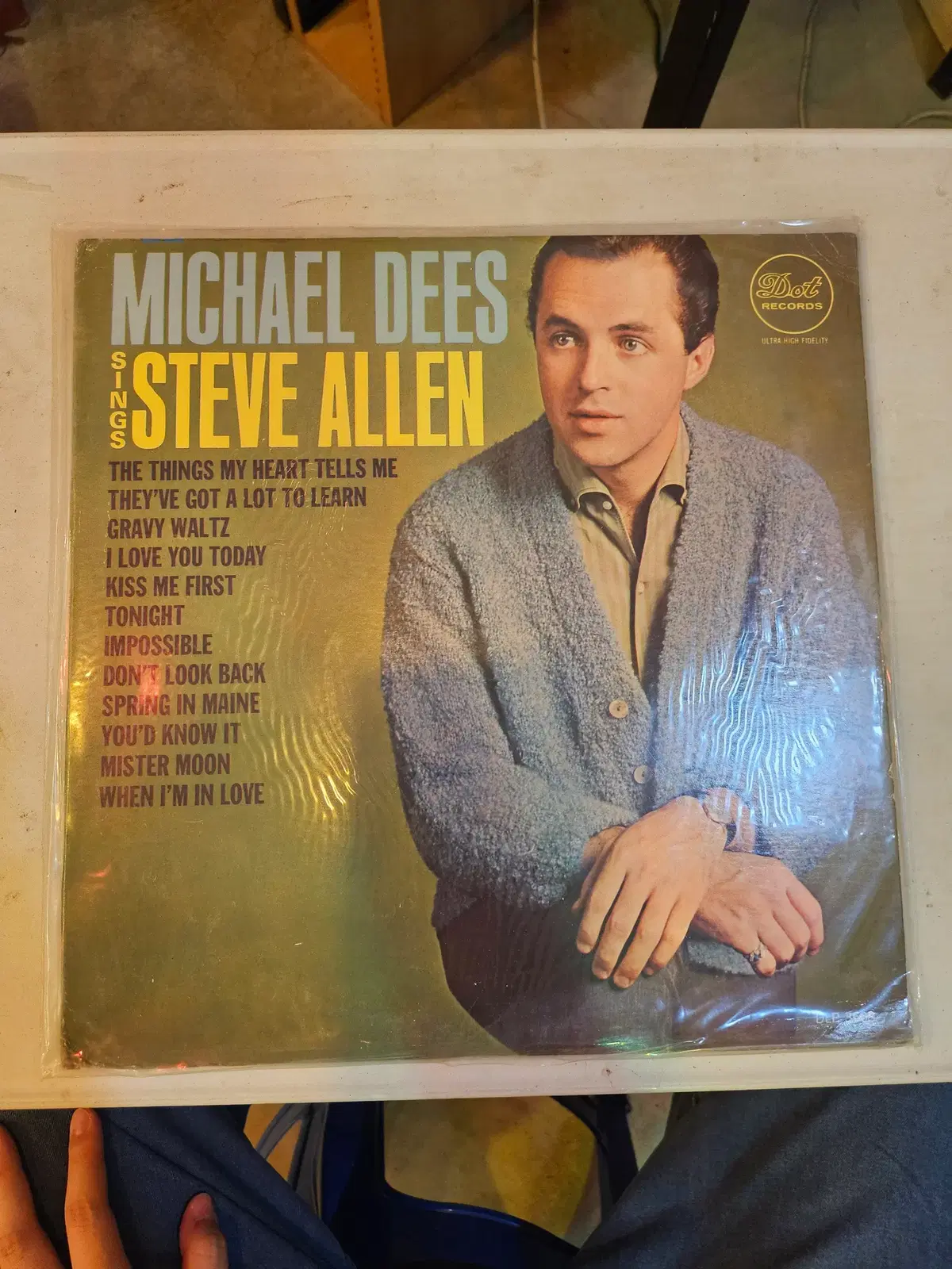 마이클 디스Michael Dees가 1964년에 발매한 데뷔 앨범 Michael Dees Sings Steve Allen 국내없는 희귀 lp