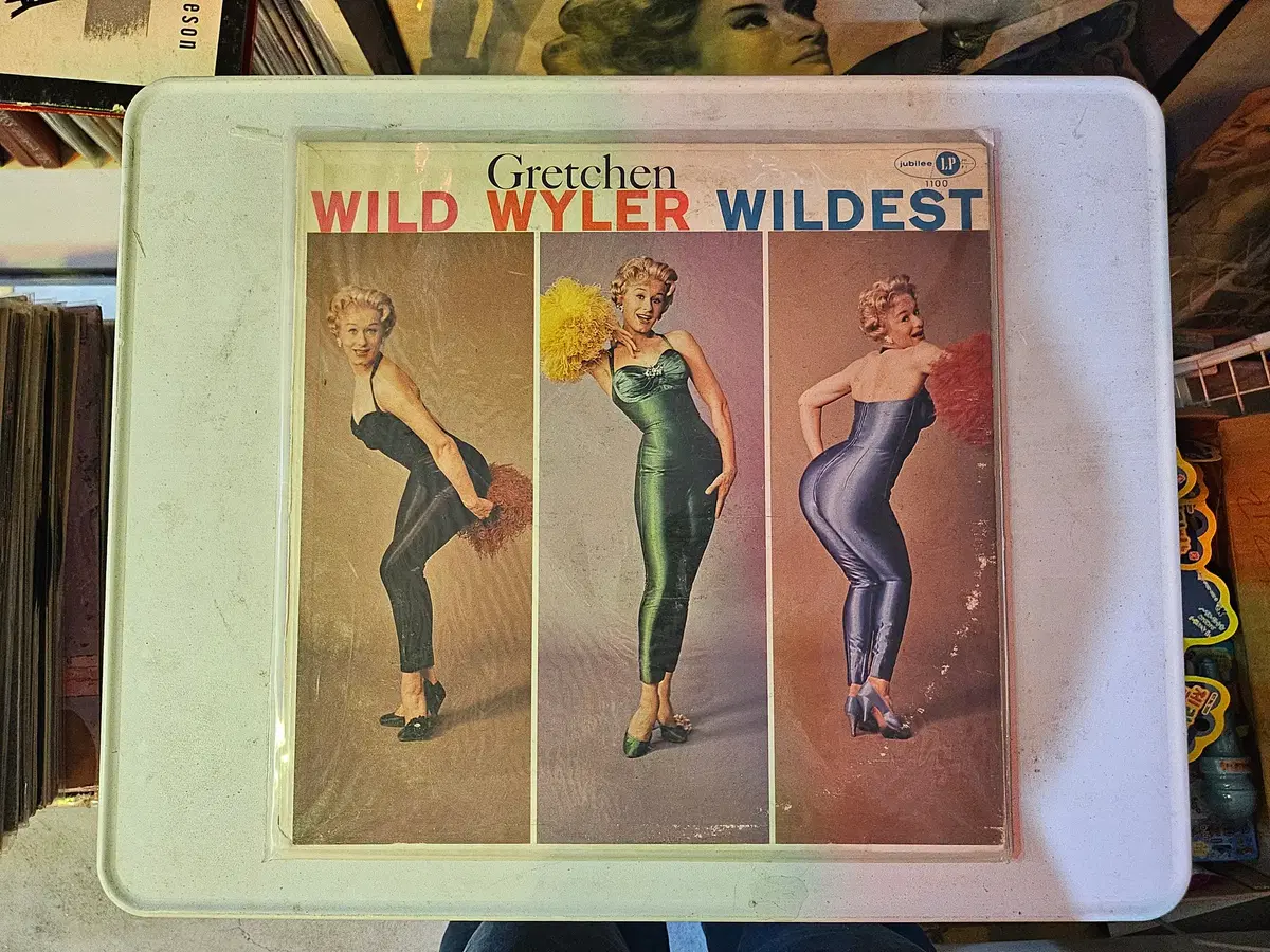 댄서, 배우인 그레첸 와일러Gretchen Wyler가 1959년에 발표한 유일무이한 솔로 보컬 재즈 명반Wild Wyler Wildest의 오리지널 미국반 LP /국내없는 희귀
