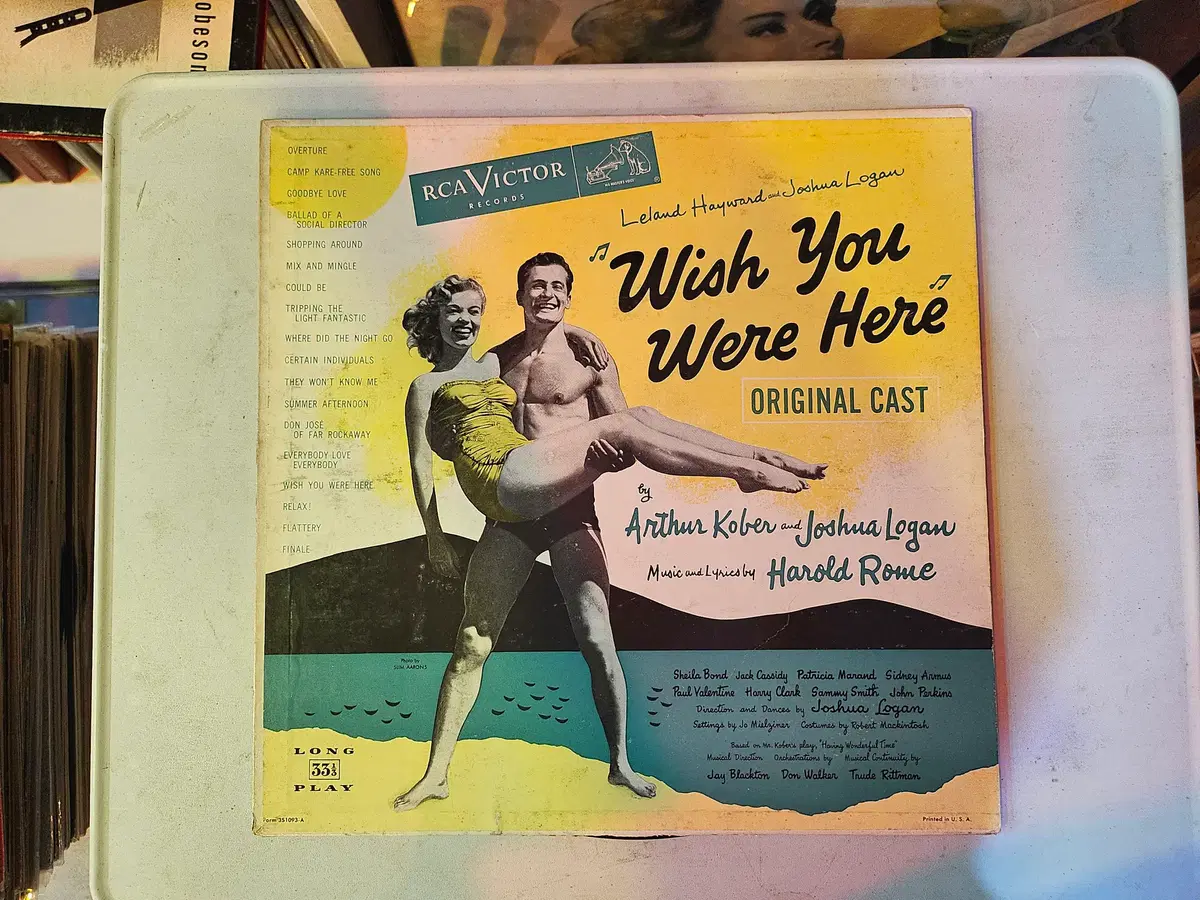 로맨틱 뮤지컬 코미디 위시 유 워 히어(Wish You Were Here)1952년 오리지널 브로드웨이 캐스트 레코딩(Original Broadway Cast Recording)