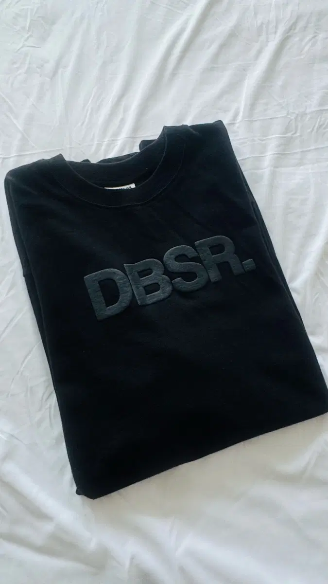 DBSR 로고 반팔 티셔츠 블랙
