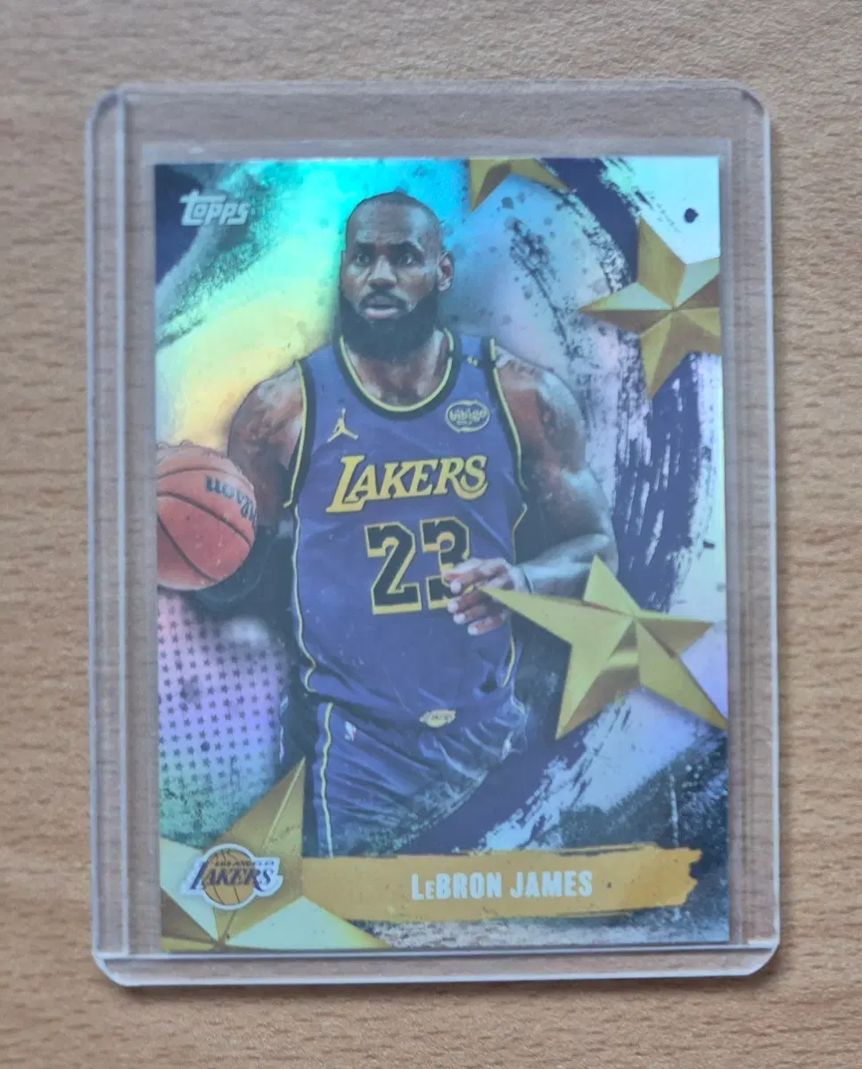 NBA 2025 탑스 LA레이커스 르브론 제임스 STARS OF NBA 카드 판매합니다.