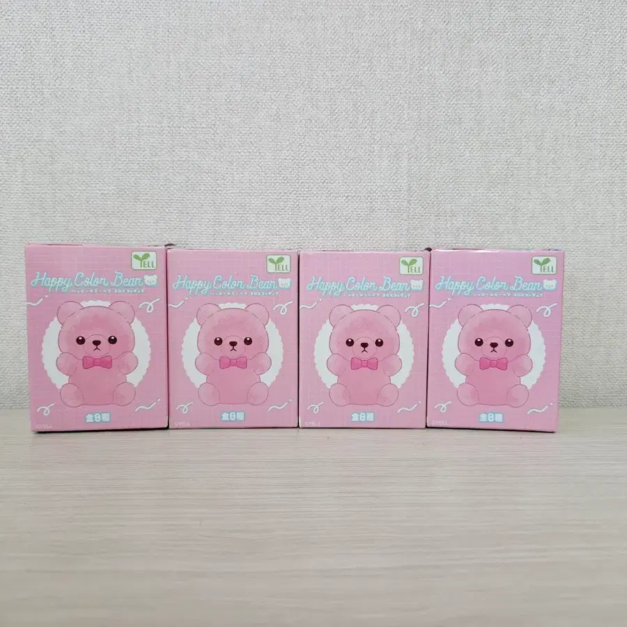 해피 컬러 베어(Happy Color Bear) BOX 피규어 키링