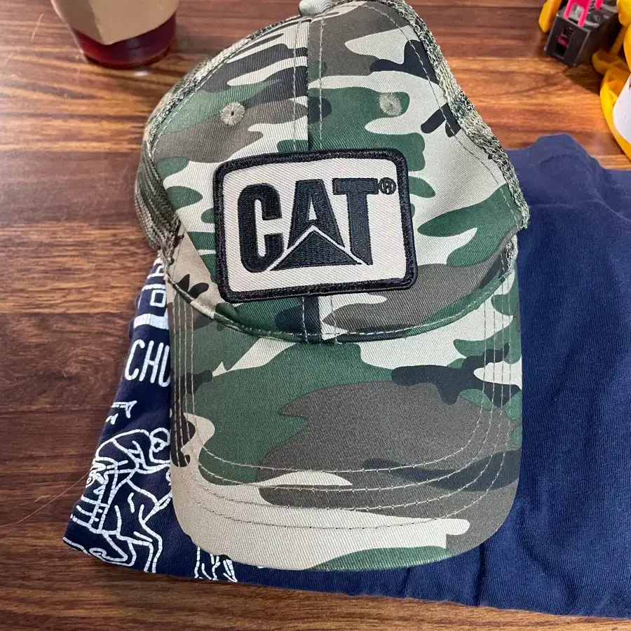 CAT 우드랜드 정품 모자