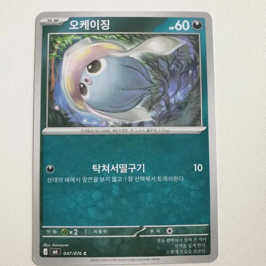 오케이징 포켓몬카드
