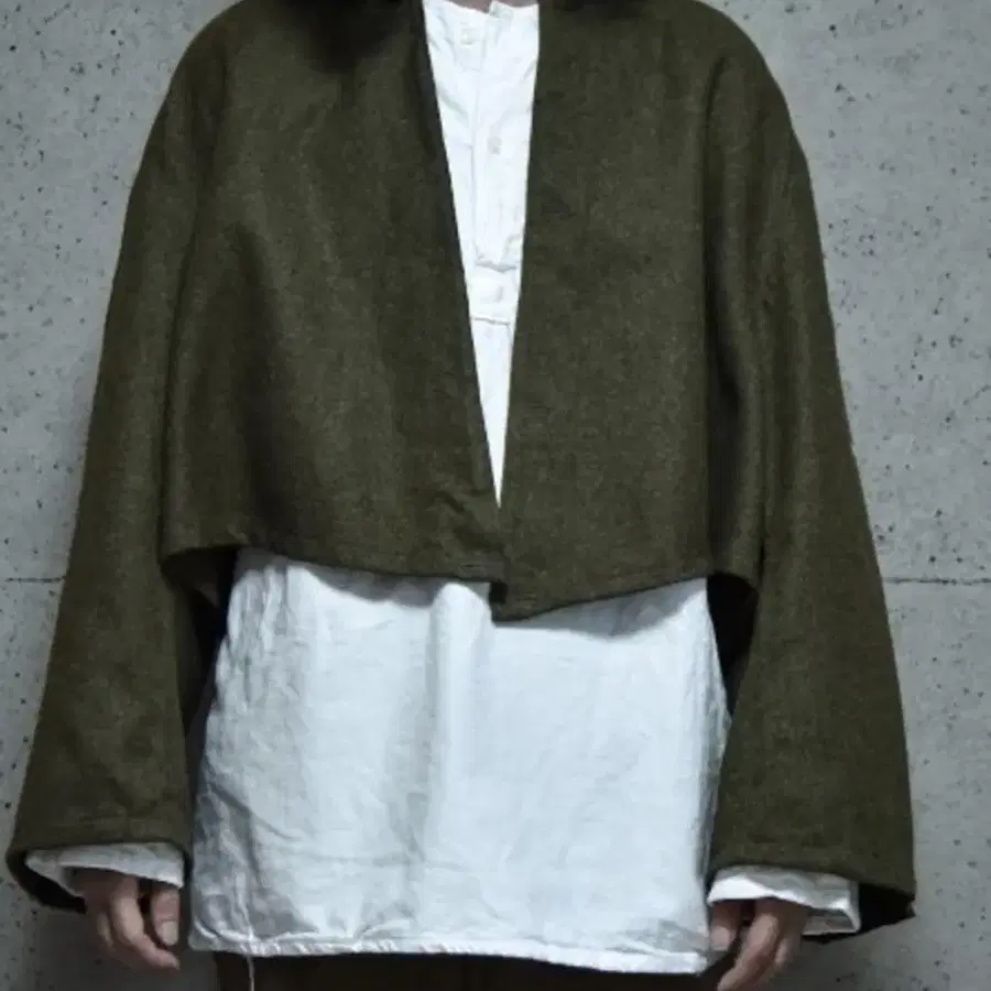 50s french army motorcycle coat liner