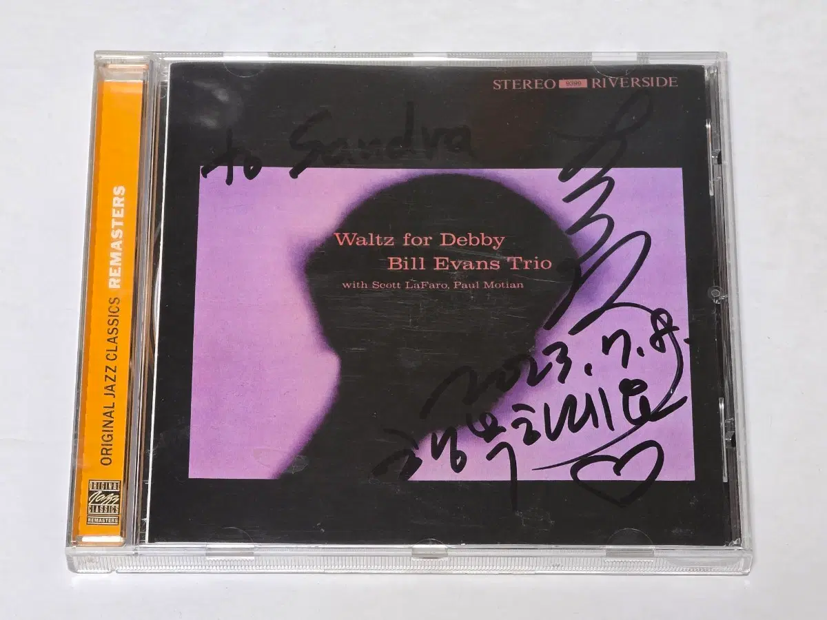 빌 에반스 트리오 (Bill Evans Trio) - Waltz for Debby CD