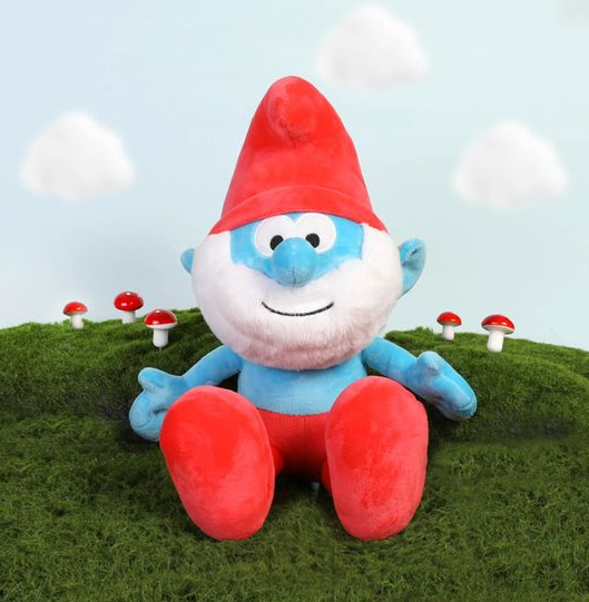 [무료배송]개구쟁이 스머프 파파 스머프 봉제인형 28cm