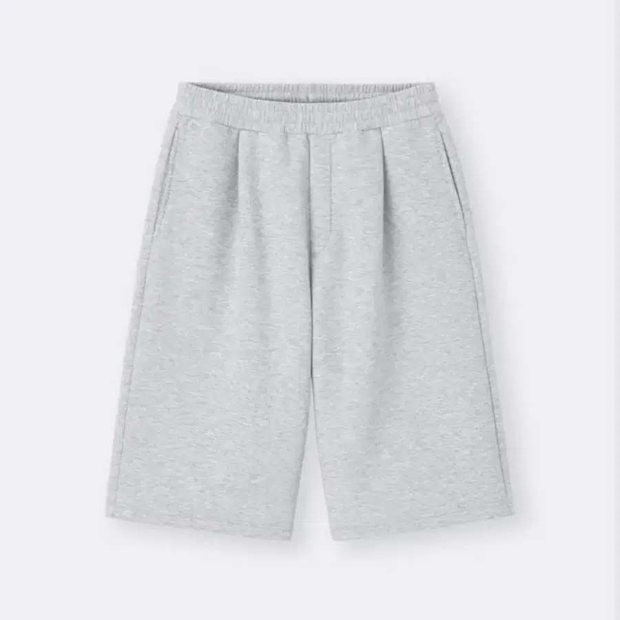 [3XL/허리32-40] GU 퍼프 스웨트 배기 쇼츠 반바지 그레이