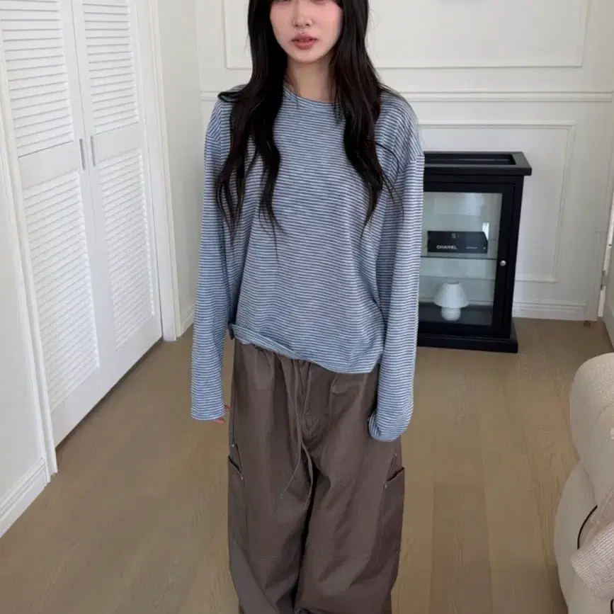 아카이브류 스트라이프 롱슬리브 긴팔 티셔츠