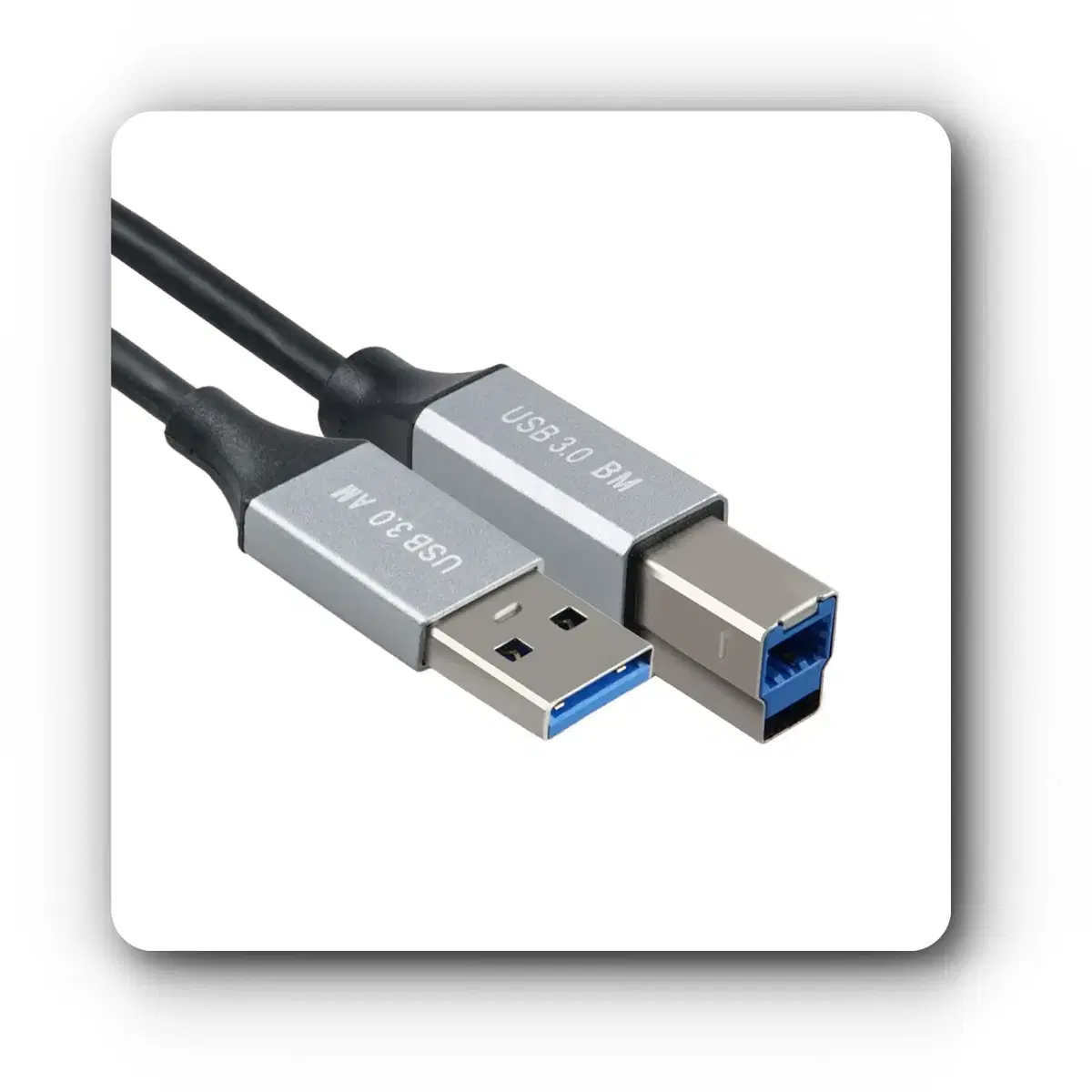 [딜러직판가/새상품]USB 3.0 A타입 변환 케이블 1m A to B타입 MM