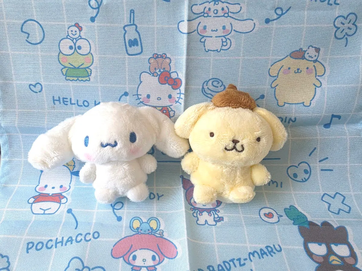 [새 상품] 산리오 시나모롤 폼폼푸린 인형 키링