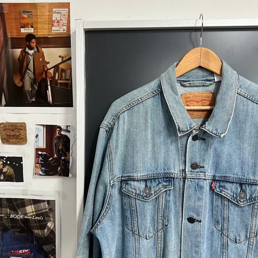 Levis 리바이스 72334 연청 3세대 데님 트러커
