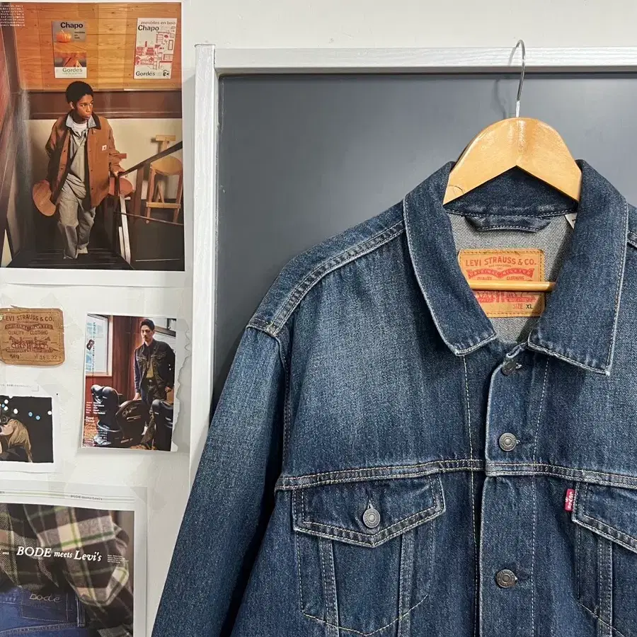 Levis 리바이스 진청 3세대 데님 트러커