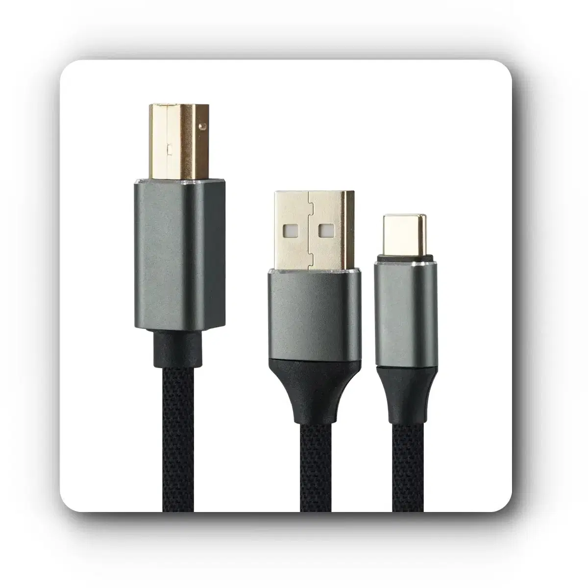 [딜러직판가/새상품]USB 2.0 케이블 USB B타입 변환 1.5m MiDi 케이블