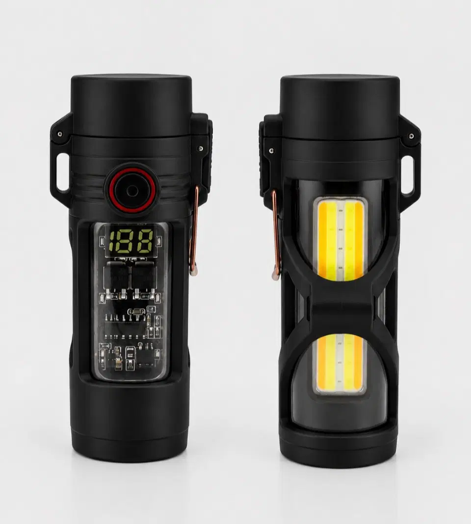 [새제품] D66 2 in 1 아크 충전 라이터 & LED 멀티 랜턴