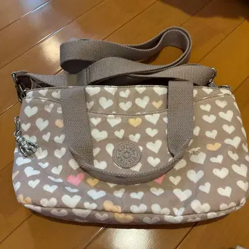 KIPLING 숄더백 하트 무늬