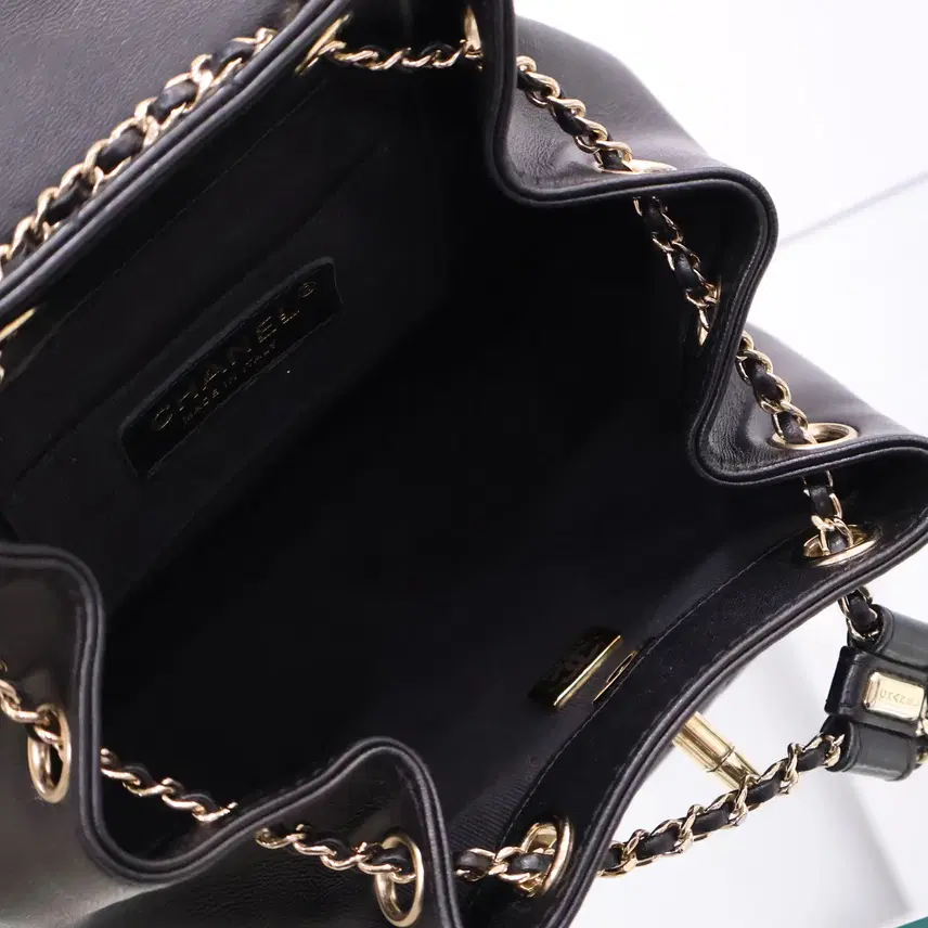 샤넬 중고 듀마 원포켓 스몰 백팩 블랙 AS2908 CHANEL 사진 6