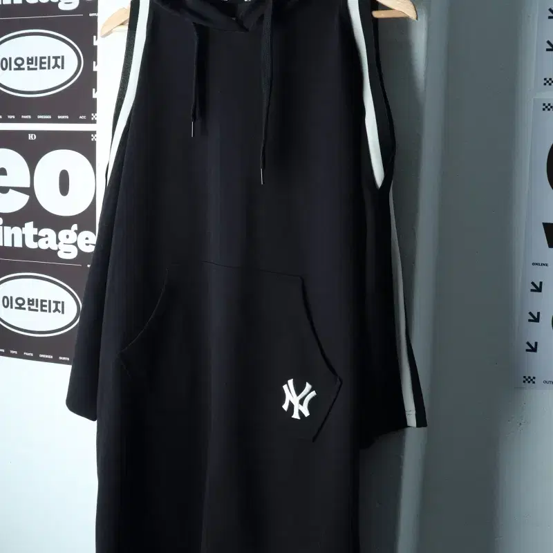 W(XS-S) MLB 엠엘비 후드티셔츠 뉴욕양키즈 오프숄더-H39276