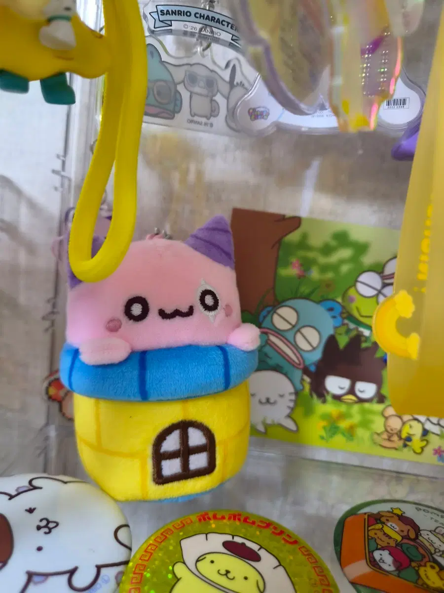 롯데월드 핑크빈 인형