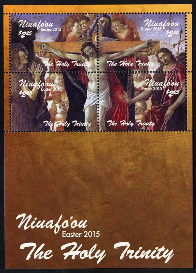 [BKstamp외국우표] 통가(니우아포우섬) 부활절(Easter) 시트(2015년)
