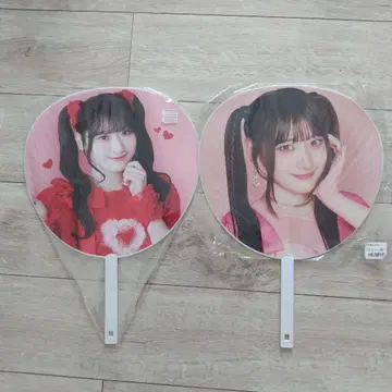 =LOVE 사이토 쥬아라 점보 부채 2종 세트