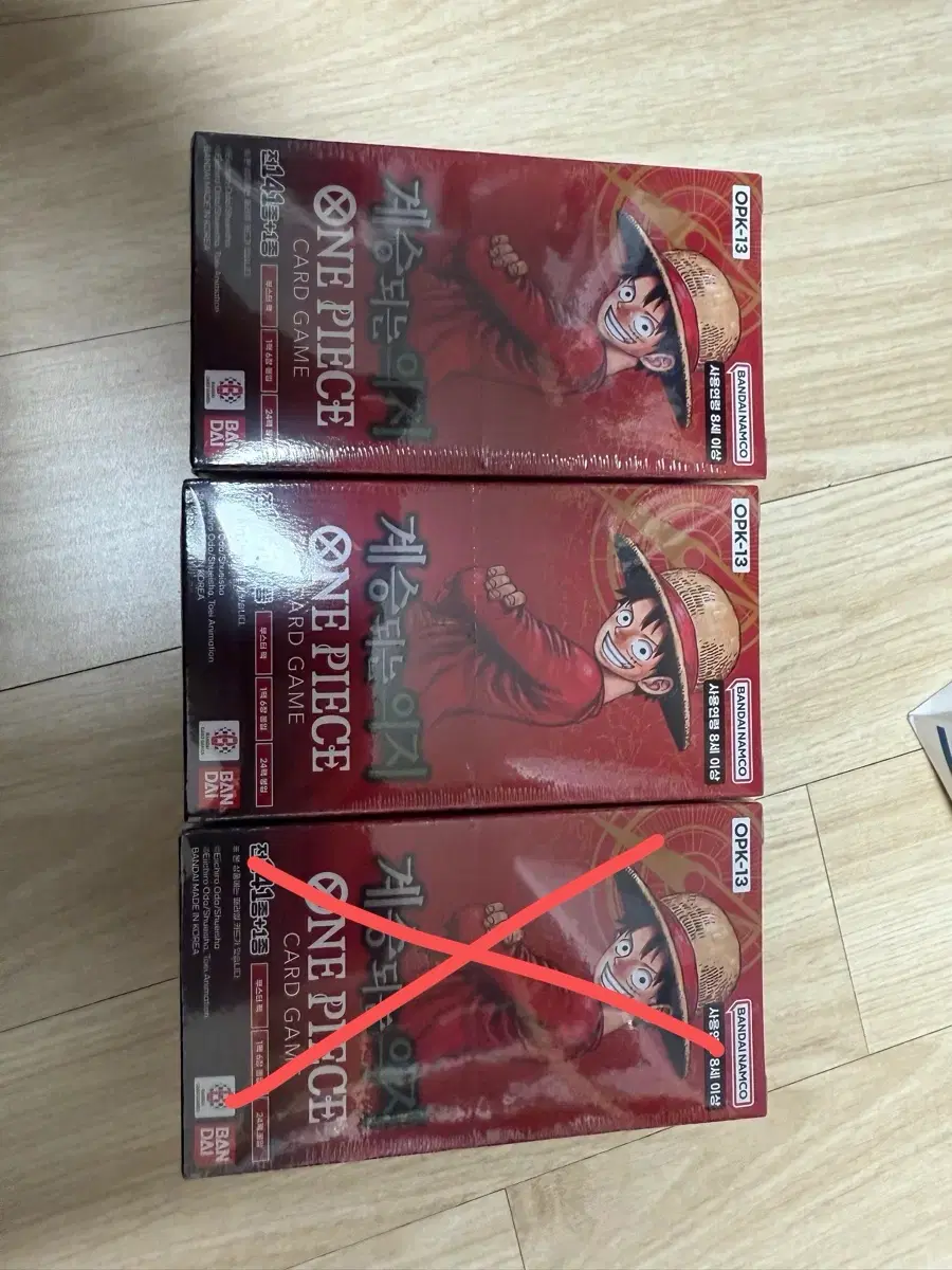 원피스 카드 게임 부스터팩 13탄 계승되는 의지 OPK-13 TCG(슈링크 있음)