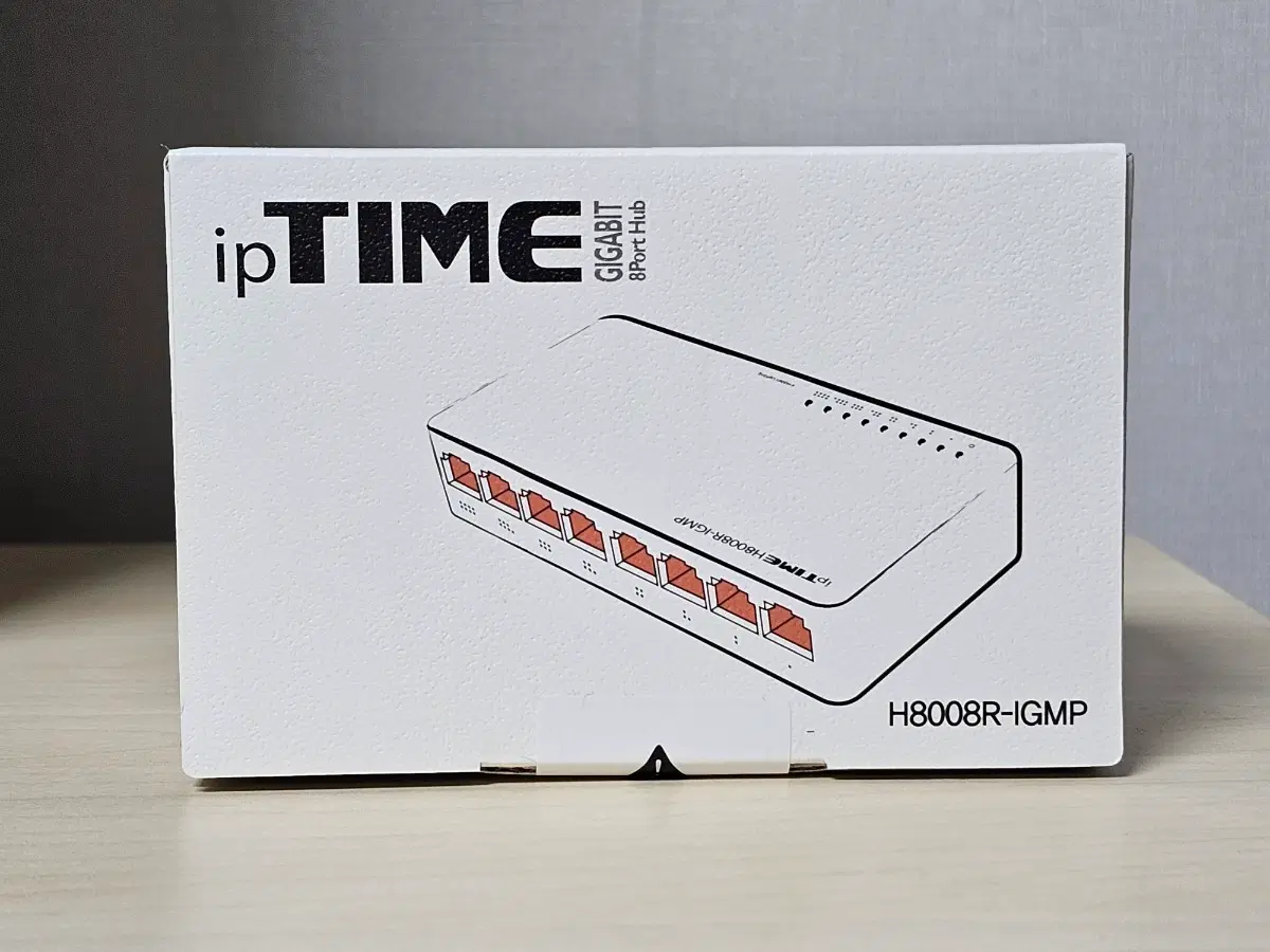 아이피타임 스위칭허브 H8008R-IGMP 새제품
