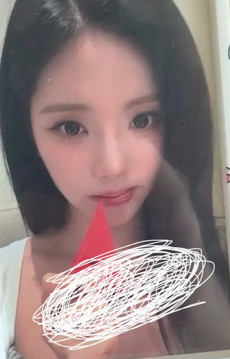 프로미스나인 뮤직아트 수박ver 박지원 싸인 포토카드 교환