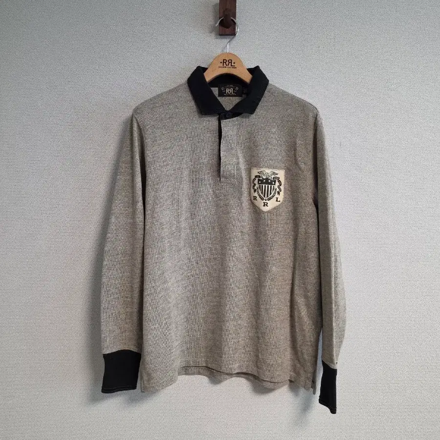 RRL 더블알엘 롱슬리브 럭비 셔츠 L