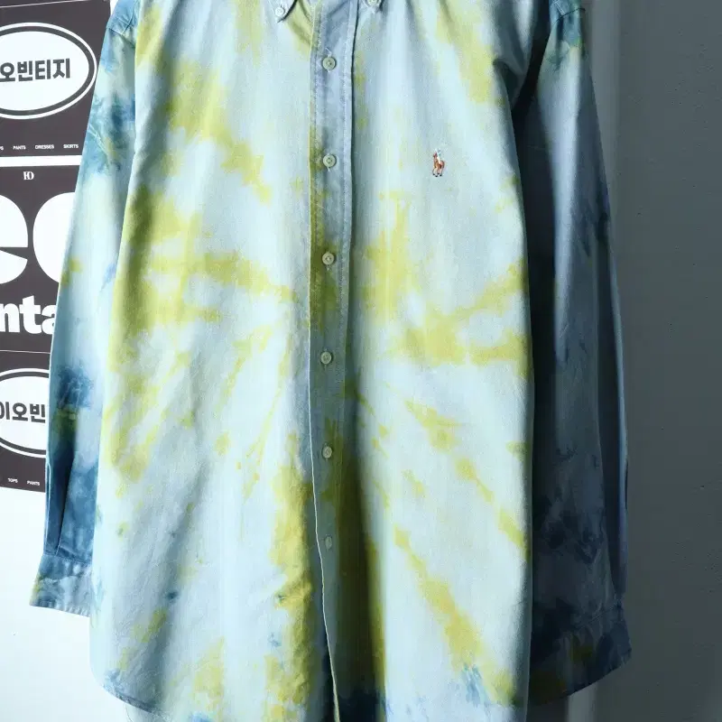 (XL-2XL) 폴로 랄프로렌 셔츠 남방 타이다이 옥스포드-H39321