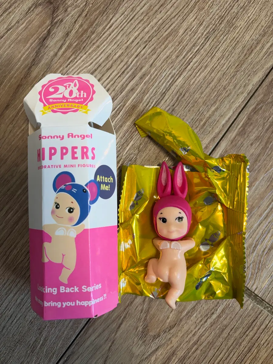 소니엔젤 히퍼 20주년 토끼 모자 미니 피규어