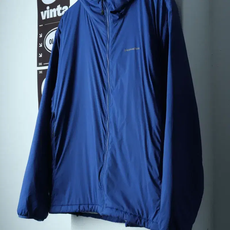 (L-2XL) 디스이즈네버댓 집업 바람막이 점퍼자켓 블루-H39129