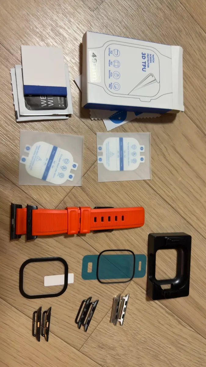 모마드 정품 울트라 49/42mm 애플워치 밴드 및 아답터