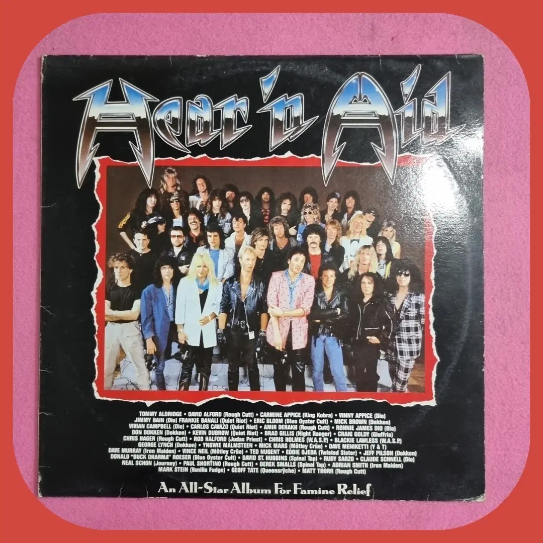 Hear 'n Aid 올스타.LP.NM-/NM-
