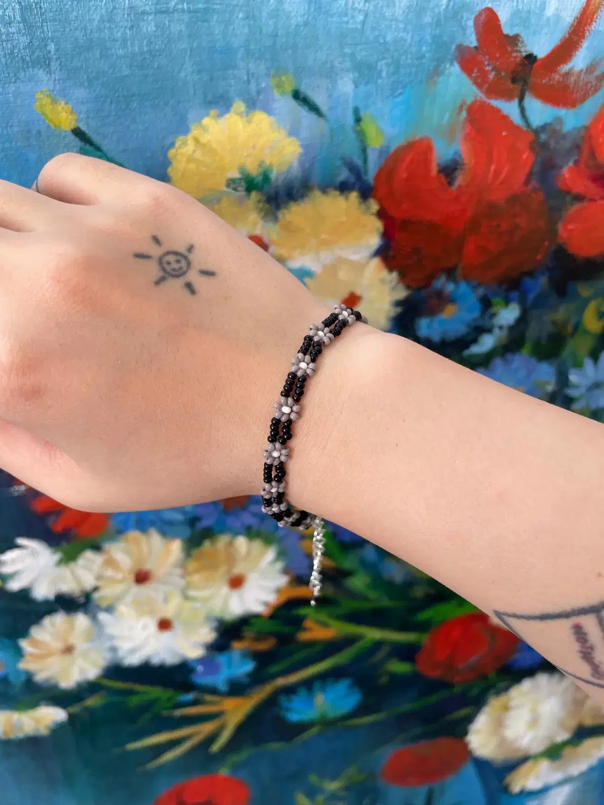 Japanese brand 재팬 flower bracelet